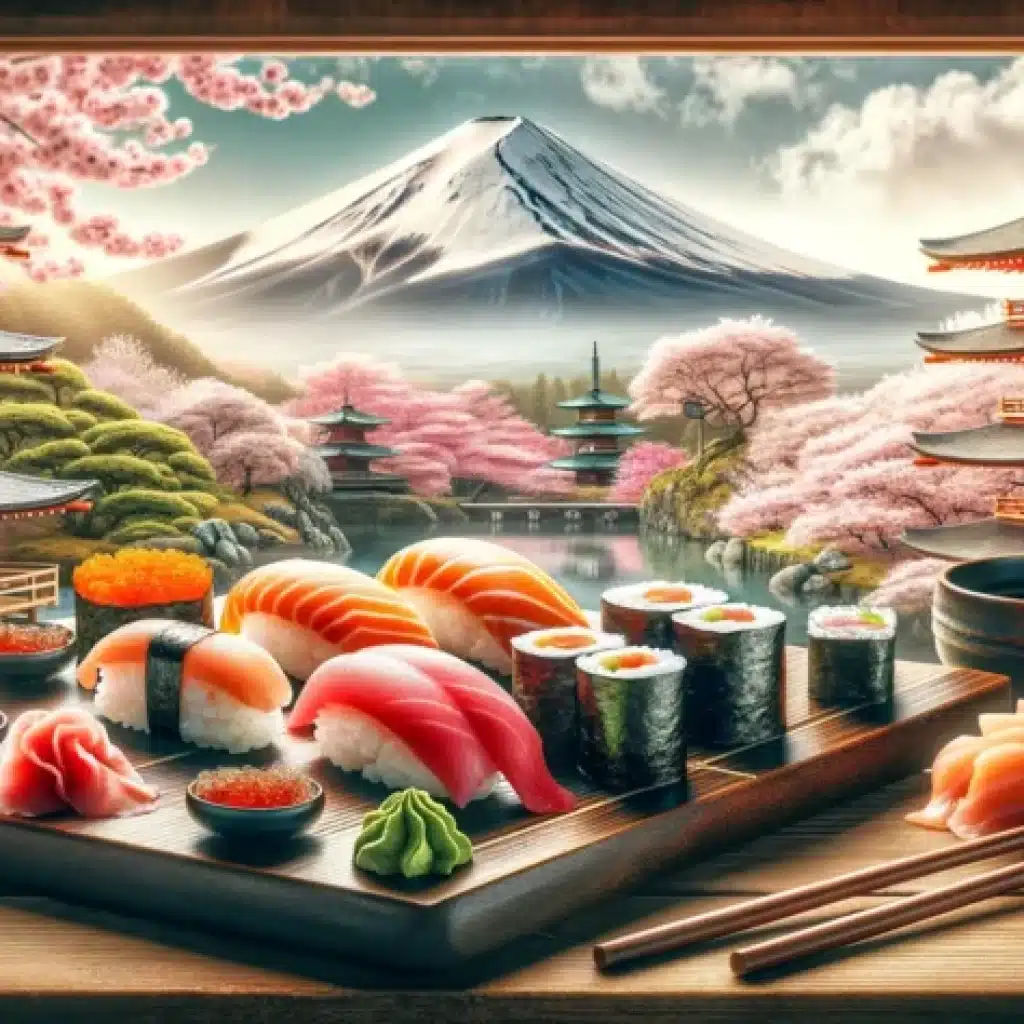 mancare din japonia sushi