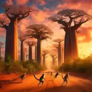 madagascar avenue of the baobabs