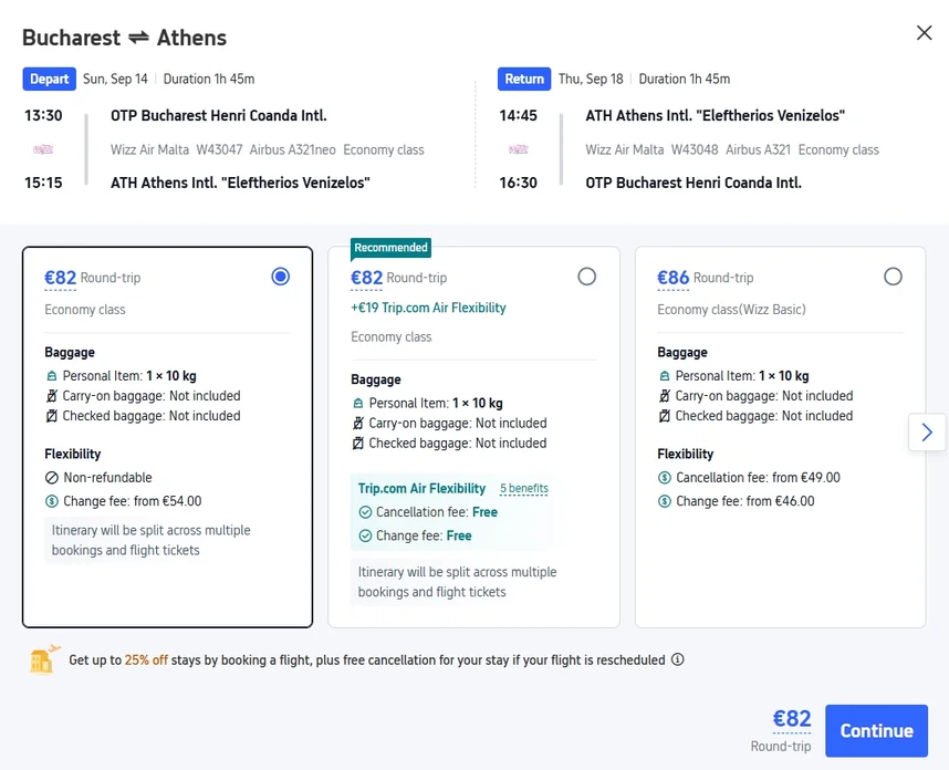 bilete avion atena septembrie