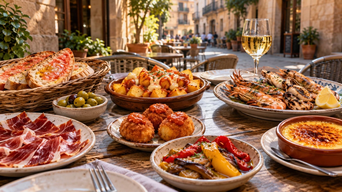 delicii catalane pe terasa barcelonei